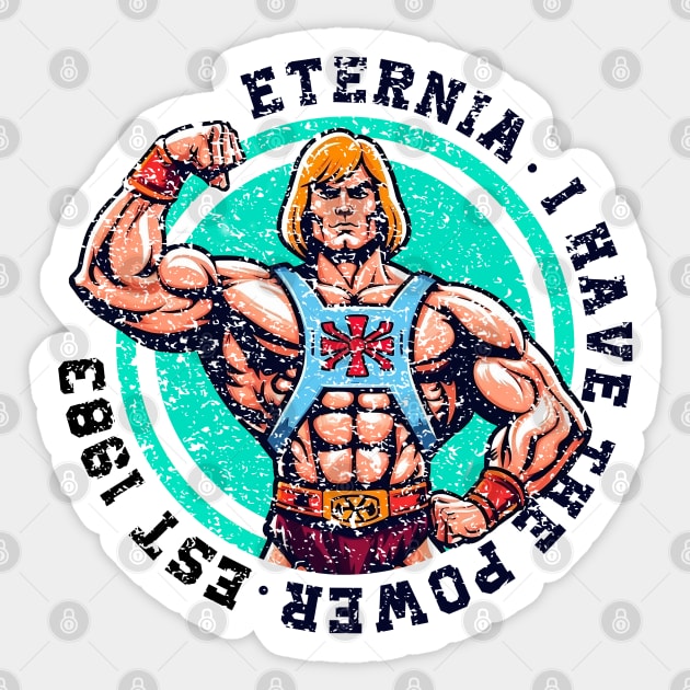 Eternia - I have the power Sticker by 3coo